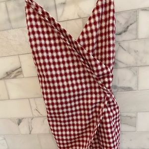 Super down wrap around romper